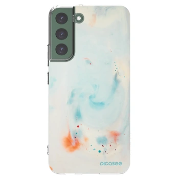 Picasee silikonowe przeźroczyste etui na Samsung Galaxy S22+ 5G - Splash