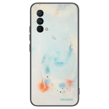 Picasee silikonowe czarne etui na Realme GT Master Edition 5G - Splash