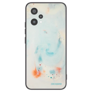 Picasee silikonowe czarne etui na Realme 9 Pro 5G - Splash