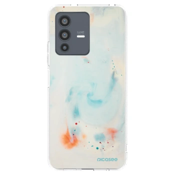 Picasee silikonowe przeźroczyste etui na Vivo V23 5G - Splash