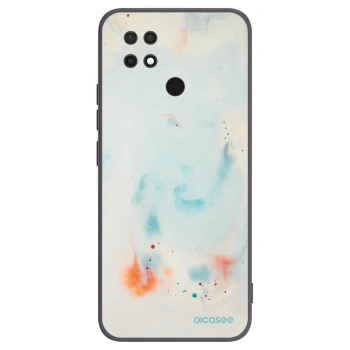 Picasee silikonowe czarne etui na Xiaomi Redmi 10C - Splash