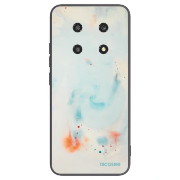 Picasee silikonowe czarne etui na Honor Magic4 Lite 5G - Splash