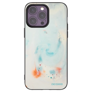 Picasee silikonowe czarne etui na Apple iPhone 14 Pro Max - Splash