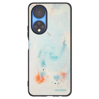 Picasee silikonowe czarne etui na Honor X7 - Splash