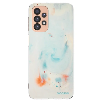 Picasee silikonowe przeźroczyste etui na Samsung Galaxy A23 A236B 5G - Splash
