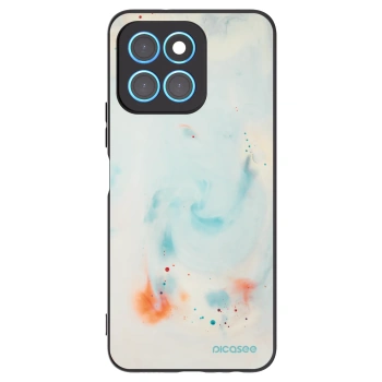 Picasee silikonowe czarne etui na Honor X8 5G - Splash