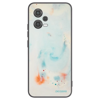 Picasee silikonowe czarne etui na Xiaomi Poco X5 - Splash