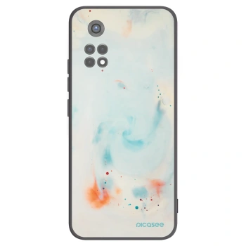 Picasee silikonowe czarne etui na Xiaomi Redmi Note 11S 5G - Splash
