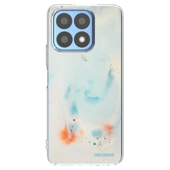 Picasee silikonowe przeźroczyste etui na Honor X8a - Splash