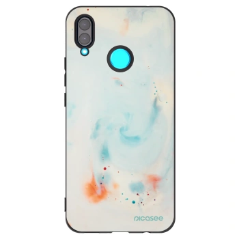 Picasee silikonowe czarne etui na Huawei Nova 3 - Splash