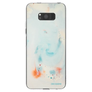 Picasee silikonowe przeźroczyste etui na Samsung Galaxy S8 G950F - Splash