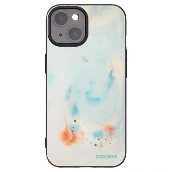Picasee silikonowe czarne etui na Apple iPhone 15 - Splash