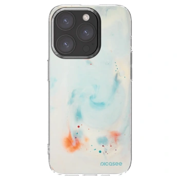 Picasee silikonowe przeźroczyste etui na Apple iPhone 15 Pro - Splash