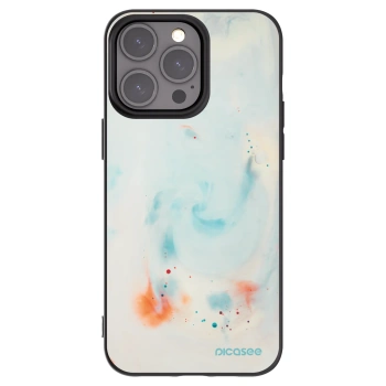 Picasee silikonowe czarne etui na Apple iPhone 15 Pro Max - Splash