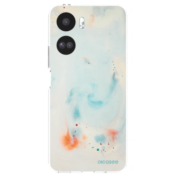 Picasee silikonowe przeźroczyste etui na Honor 90 Lite 5G - Splash