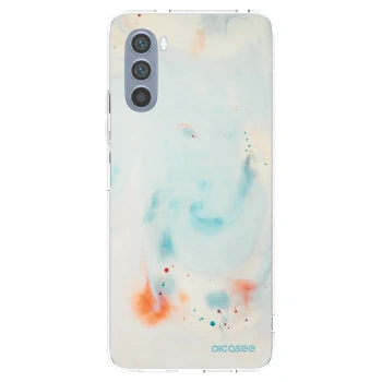 Picasee silikonowe przeźroczyste etui na Motorola Moto G62 - Splash