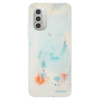 Picasee silikonowe przeźroczyste etui na Motorola Moto G51 - Splash