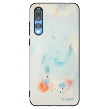Picasee silikonowe czarne etui na Huawei P20 Pro - Splash