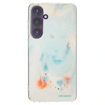 Picasee silikonowe przeźroczyste etui na Samsung Galaxy S24+ S926B 5G - Splash