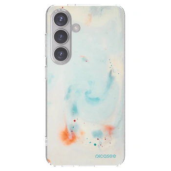 Picasee silikonowe przeźroczyste etui na Samsung Galaxy S24 S921B 5G - Splash