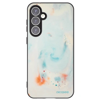 Picasee silikonowe czarne etui na Samsung Galaxy S23 FE S711B - Splash