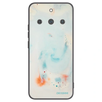 Picasee silikonowe czarne etui na Realme 11 Pro+ - Splash