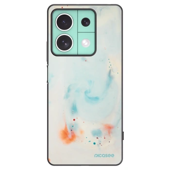 Picasee silikonowe czarne etui na Xiaomi Redmi Note 13 5G - Splash