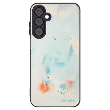 Picasee silikonowe czarne etui na Samsung Galaxy A25 A256B 5G - Splash