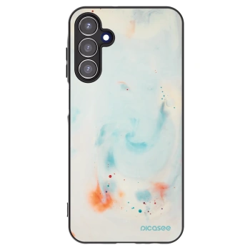 Picasee silikonowe czarne etui na Samsung Galaxy A15 A156B 5G - Splash