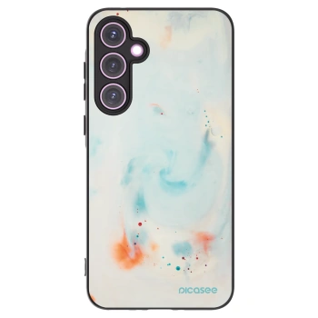 Picasee silikonowe czarne etui na Samsung Galaxy A35 5G A356B - Splash