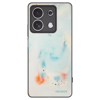 Picasee silikonowe czarne etui na Xiaomi Redmi Note 13 4G - Splash
