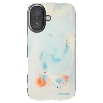 Picasee silikonowe przeźroczyste etui na Apple iPhone 16 - Splash