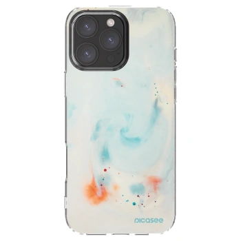 Picasee silikonowe przeźroczyste etui na Apple iPhone 16 Pro Max - Splash