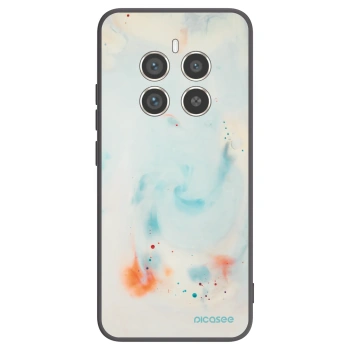 Picasee silikonowe czarne etui na Realme 12 Pro 5G - Splash