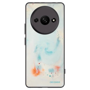 Picasee silikonowe czarne etui na Xiaomi Redmi A3 - Splash