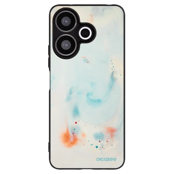 Picasee silikonowe czarne etui na Xiaomi Redmi 13 4G - Splash
