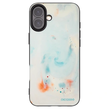 Picasee silikonowe czarne etui na Apple iPhone 16 Plus - Splash