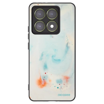 Picasee silikonowe czarne etui na Xiaomi 14T - Splash
