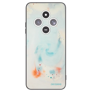 Picasee silikonowe czarne etui na Xiaomi Redmi 14C - Splash