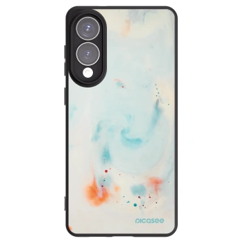 Picasee silikonowe czarne etui na Samsung Galaxy S25 Edge 5G - Splash