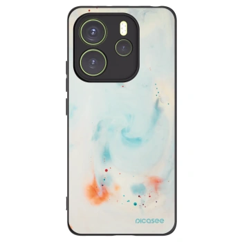 Picasee silikonowe czarne etui na Xiaomi Redmi Note 14 4G - Splash