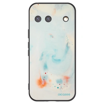 Picasee silikonowe czarne etui na Google Pixel 9 - Splash