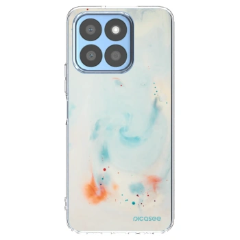 Picasee silikonowe przeźroczyste etui na Honor X8c - Splash