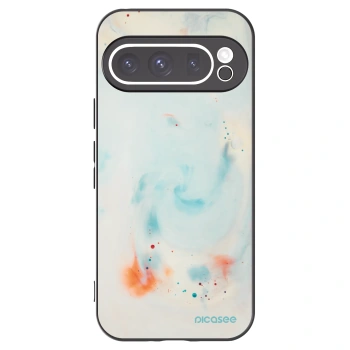 Picasee silikonowe czarne etui na Google Pixel 9 Pro - Splash