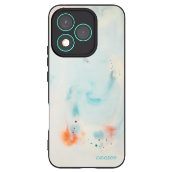 Picasee silikonowe czarne etui na Honor 400 Lite 5G - Splash