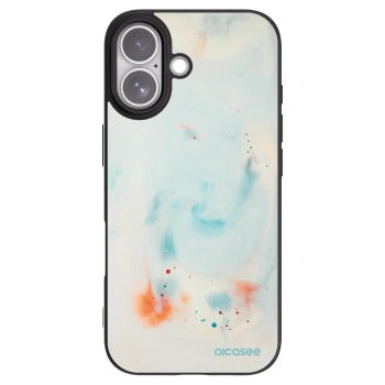 Picasee silikonowe czarne etui na Apple iPhone 17 - Splash