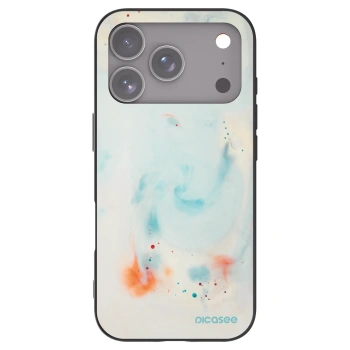 Picasee silikonowe czarne etui na Apple iPhone 17 Pro - Splash