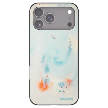 Picasee silikonowe czarne etui na Apple iPhone 17 Pro Max - Splash