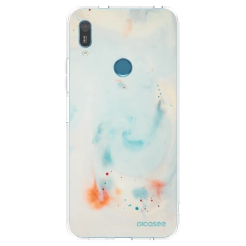 Picasee silikonowe przeźroczyste etui na Huawei Y6 2019 - Splash