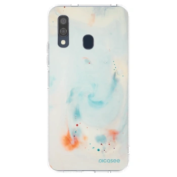 Picasee silikonowe przeźroczyste etui na Samsung Galaxy A40 A405F - Splash
